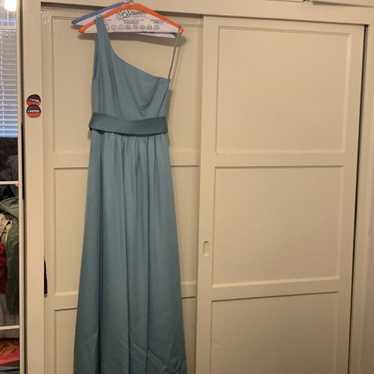 vera wang one shoulder bridesmaid dress