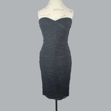 Black Halo Eve by Laurel Berman Strapless Sheath Dress Woman Size 8