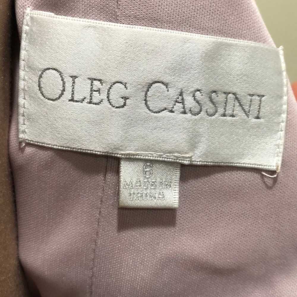 Oleg Cassini Formal Maxi Dress Size 6 Rose Gold P… - image 8