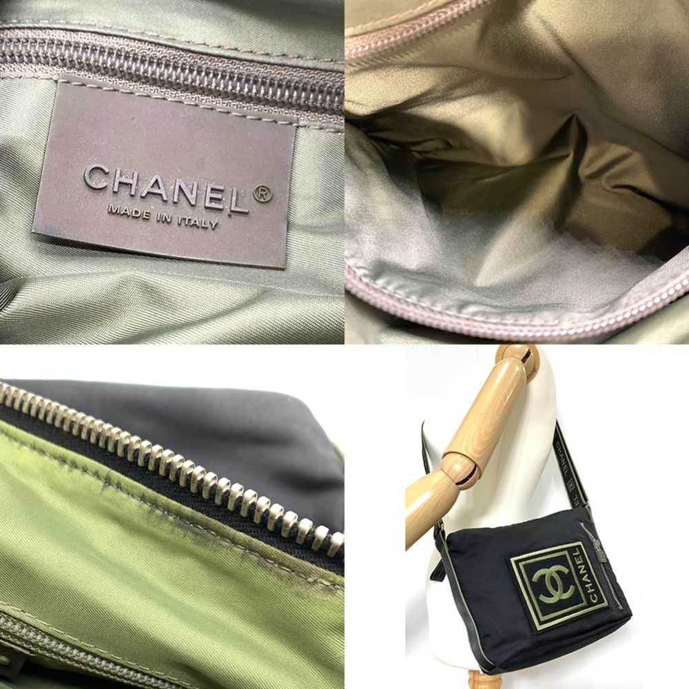 Chanel CHANEL Bag Sports Line Shoulder Black x Kh… - image 6