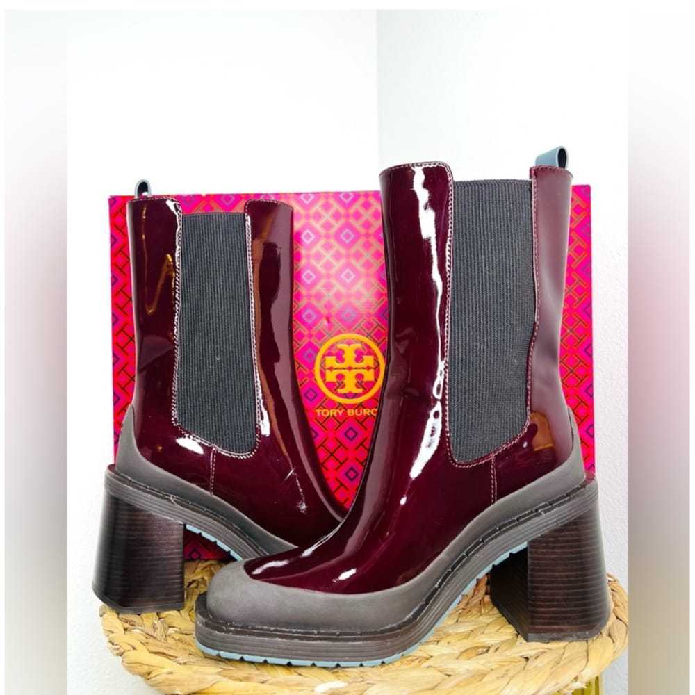 Tory Burch Leather wellington boots - image 3