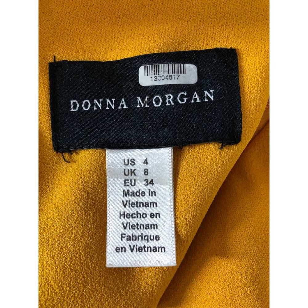 Donna Morgan Dress Bat Sleeve Gold 4 - image 8