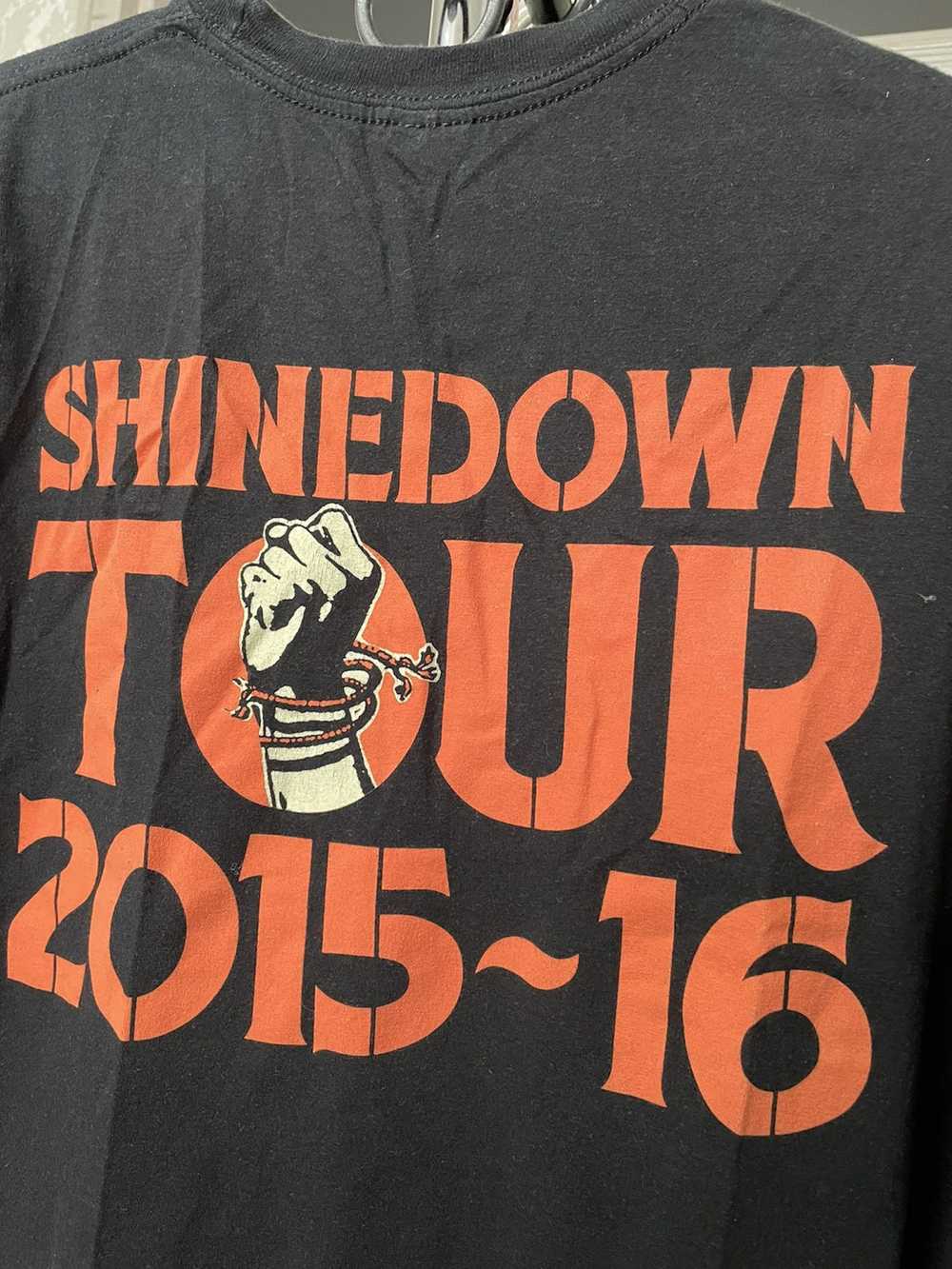 Band Tees × Rock T Shirt × Vintage ShineDown Cut … - image 7