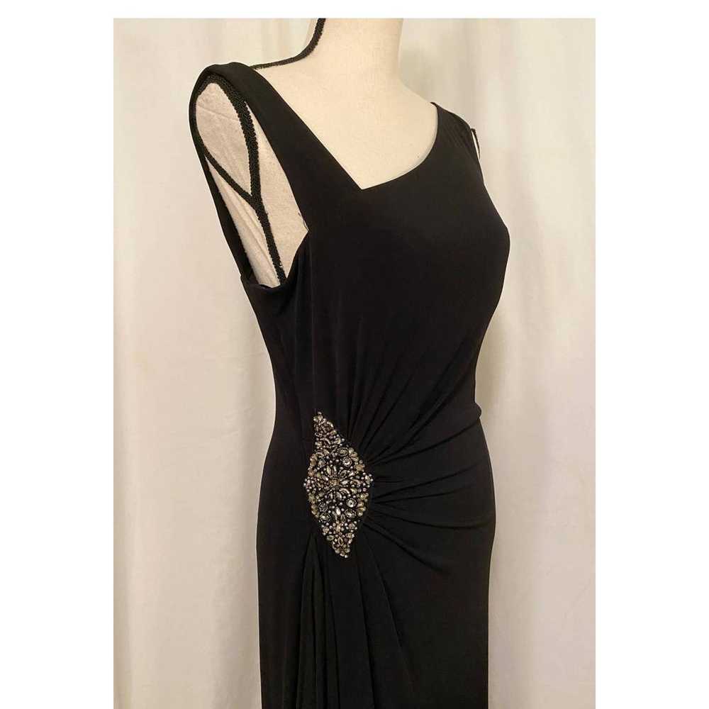 NWOT CACHET Black Sleeveless Long Formal Dress St… - image 2