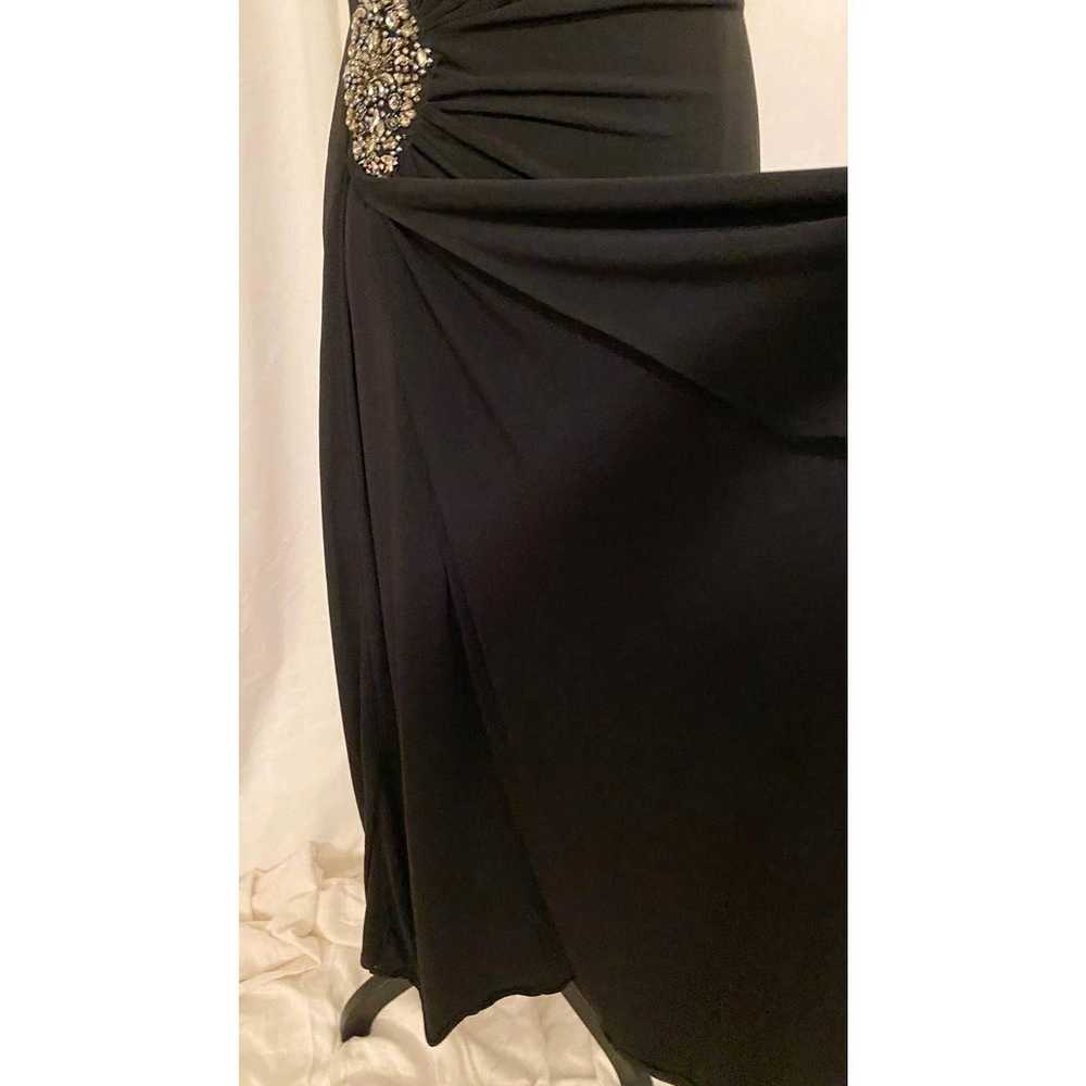 NWOT CACHET Black Sleeveless Long Formal Dress St… - image 5