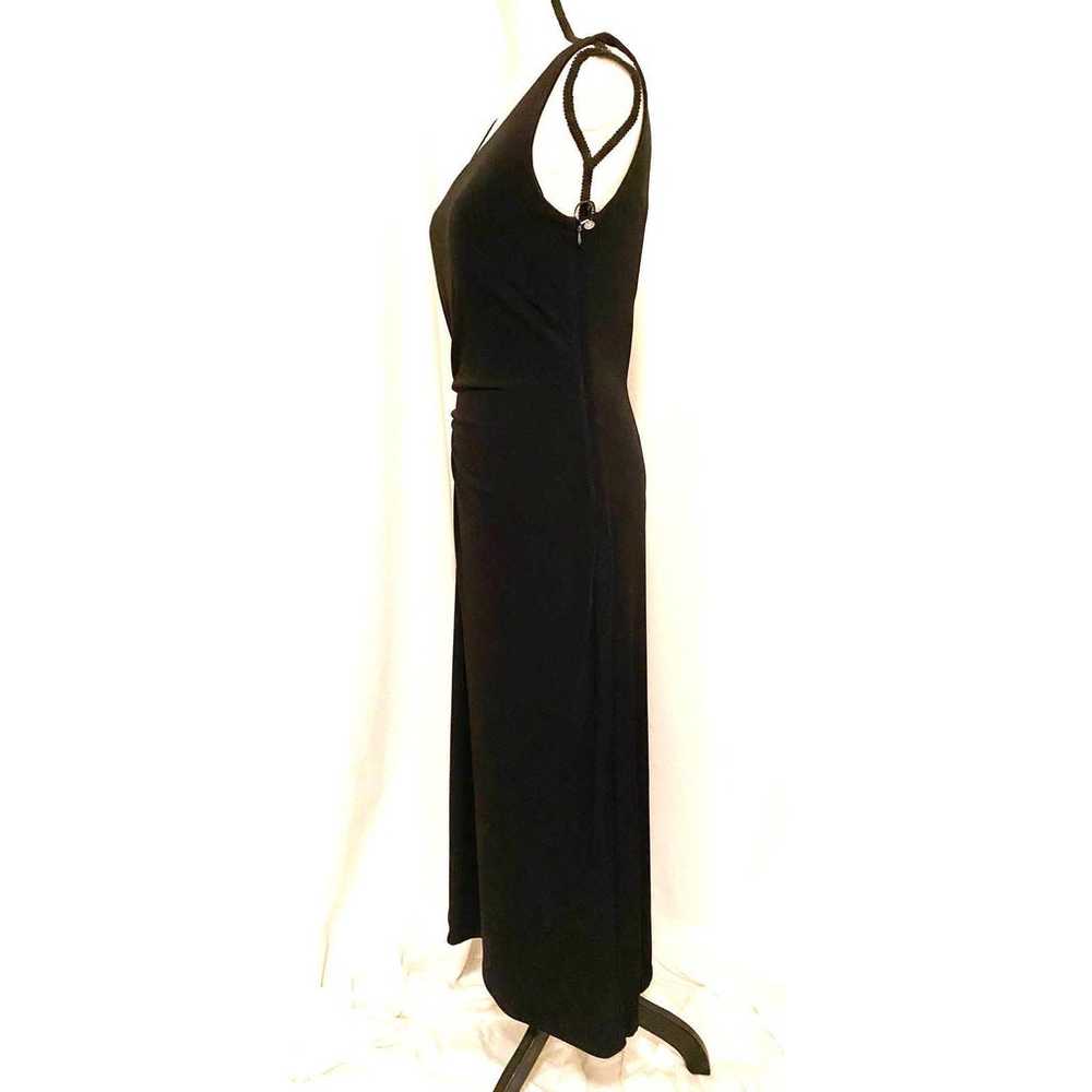 NWOT CACHET Black Sleeveless Long Formal Dress St… - image 8