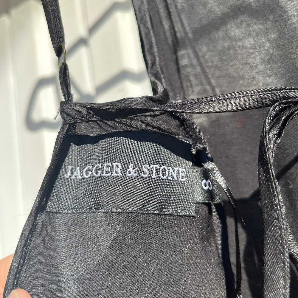 Jagger and Stone black slip midi dress - image 4