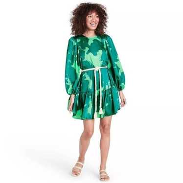 Alexis Target Collab green silky dress long ballo… - image 1