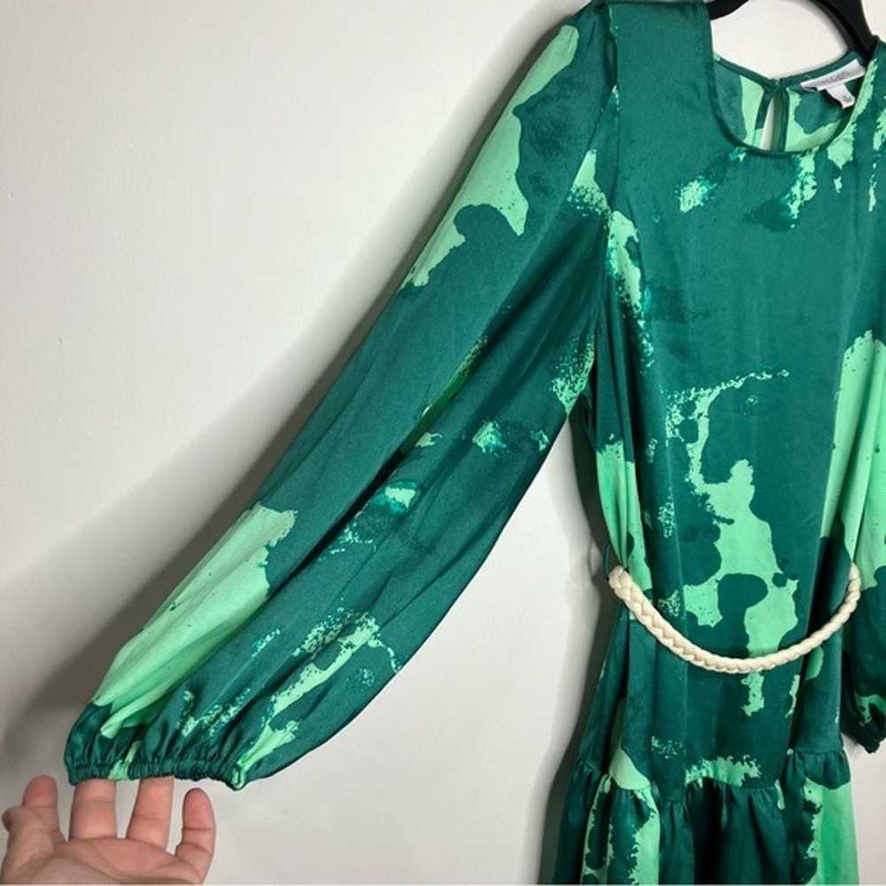 Alexis Target Collab green silky dress long ballo… - image 3