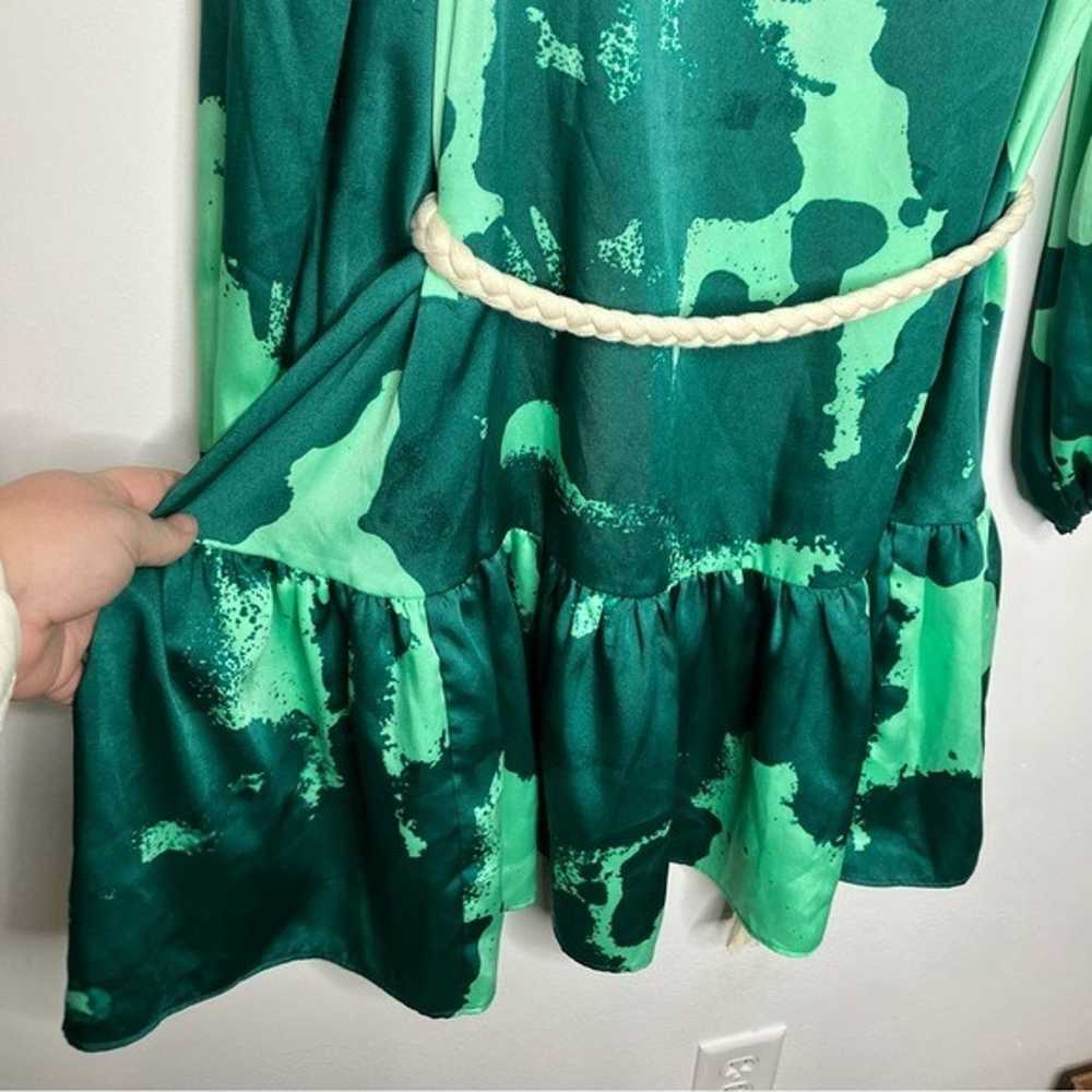 Alexis Target Collab green silky dress long ballo… - image 5