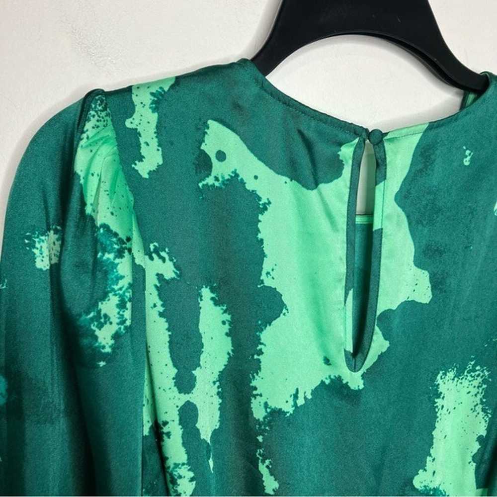 Alexis Target Collab green silky dress long ballo… - image 9