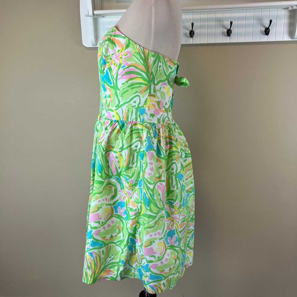 LILLY PULITZER Richelle Strapless Tie Back Dress … - image 5