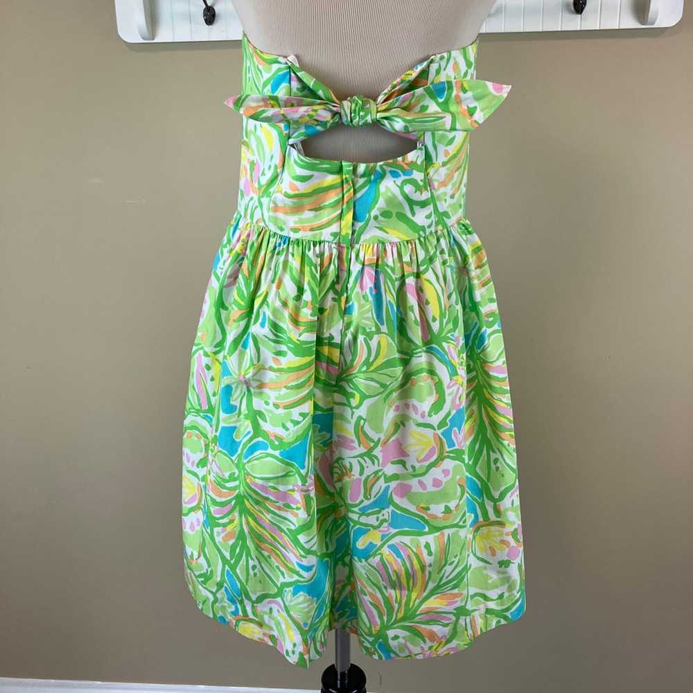 LILLY PULITZER Richelle Strapless Tie Back Dress … - image 6