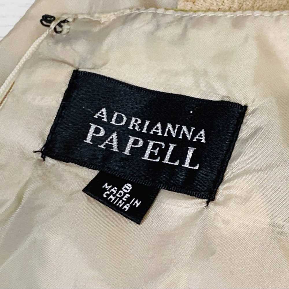Adrianna Papell ruched side textured - image 11