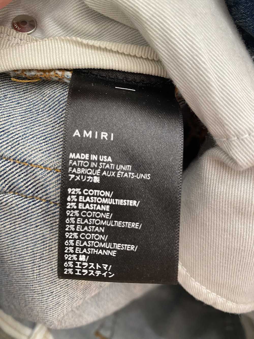 Amiri Amiri MX1 Bandana Patch Jeans Indigo US 31 - image 5