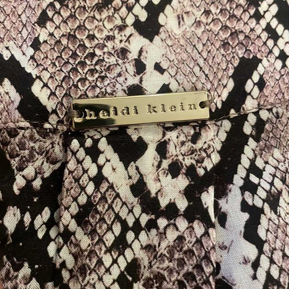 Heidi Klein Mombosa Snake Print Shirt Dress - image 8