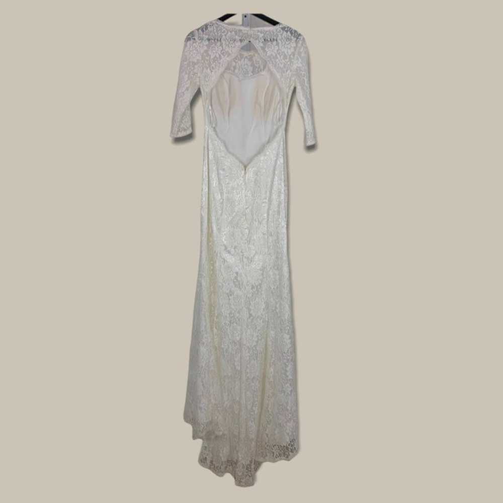 Handmade Off White Lace Sweetheart Wedding Dress … - image 5