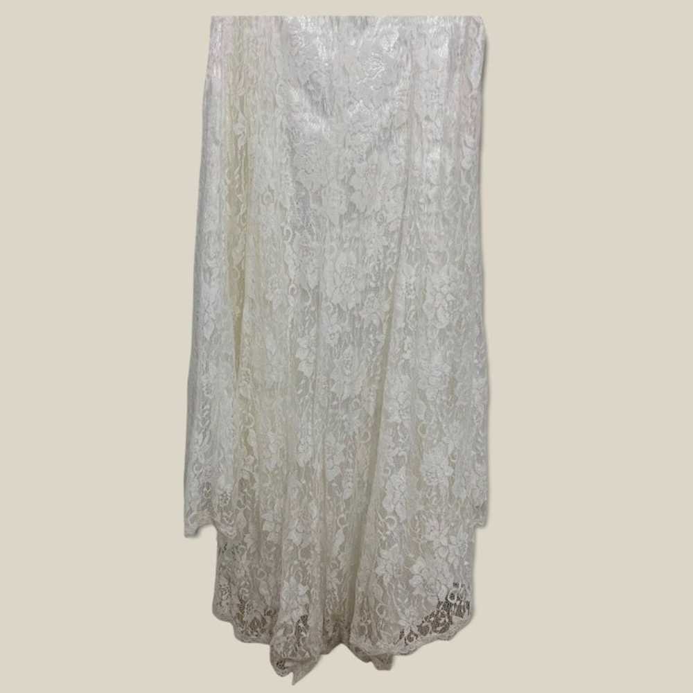 Handmade Off White Lace Sweetheart Wedding Dress … - image 8
