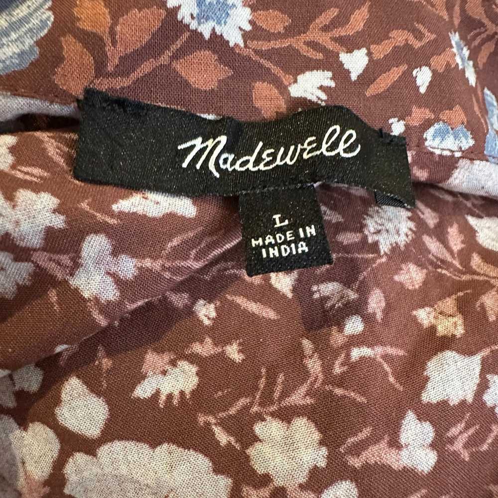 Madewell Challis Wrap Midi Dress in Woodland Flor… - image 10