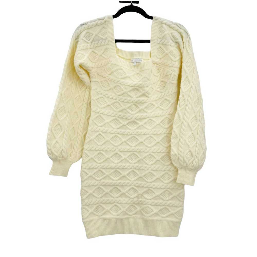 MORE TO COME Simone Cable Knit Dress In Cream Wom… - image 4