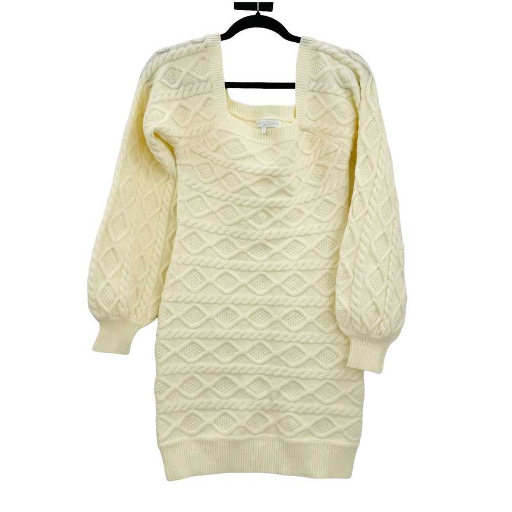 MORE TO COME Simone Cable Knit Dress In Cream Wom… - image 7