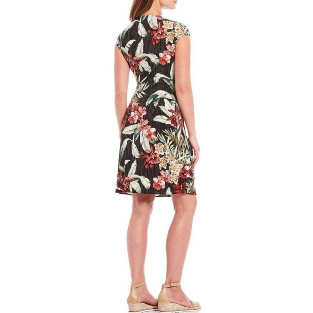 Tommy Bahama Clara Oceanic Orchid Faux Wrap Dress - image 3
