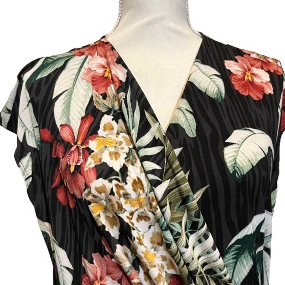 Tommy Bahama Clara Oceanic Orchid Faux Wrap Dress - image 6