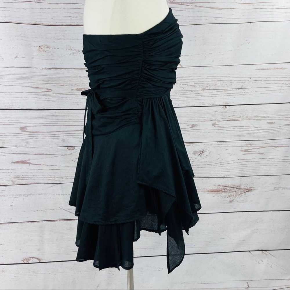 Calvin Klein strapless ruffle ruched layered dress - image 10