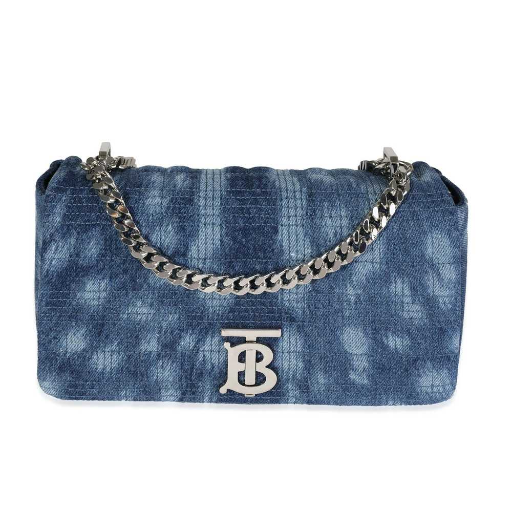 Burberry Burberry Blue Quilted Denim Small Lola B… - image 1