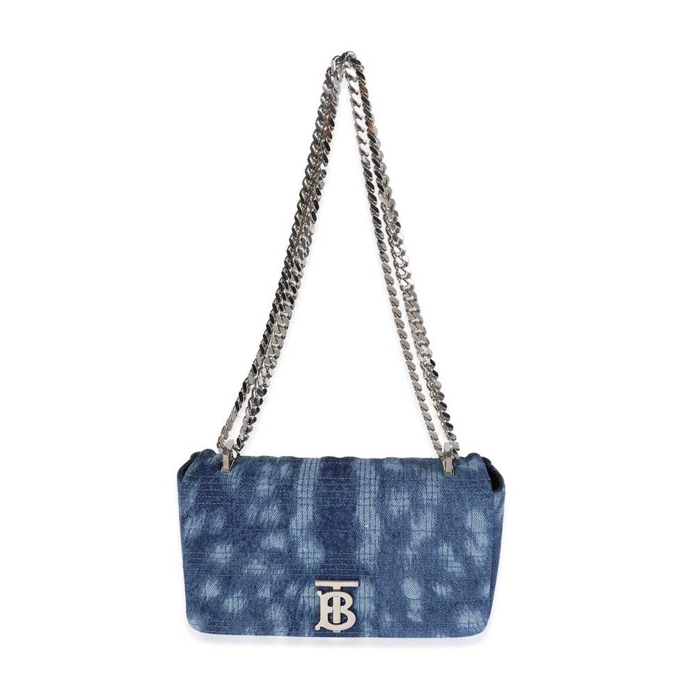 Burberry Burberry Blue Quilted Denim Small Lola B… - image 4