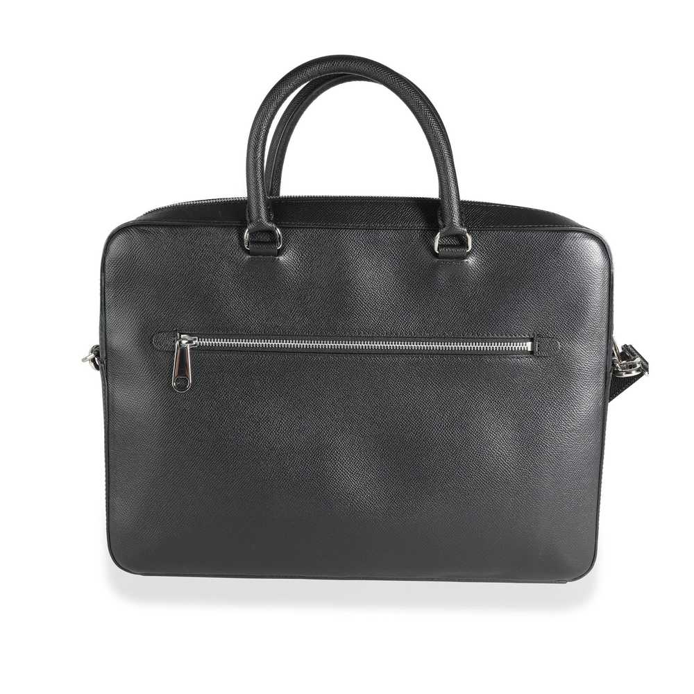 Burberry Burberry Black Grained Leather Ainsworth… - image 3