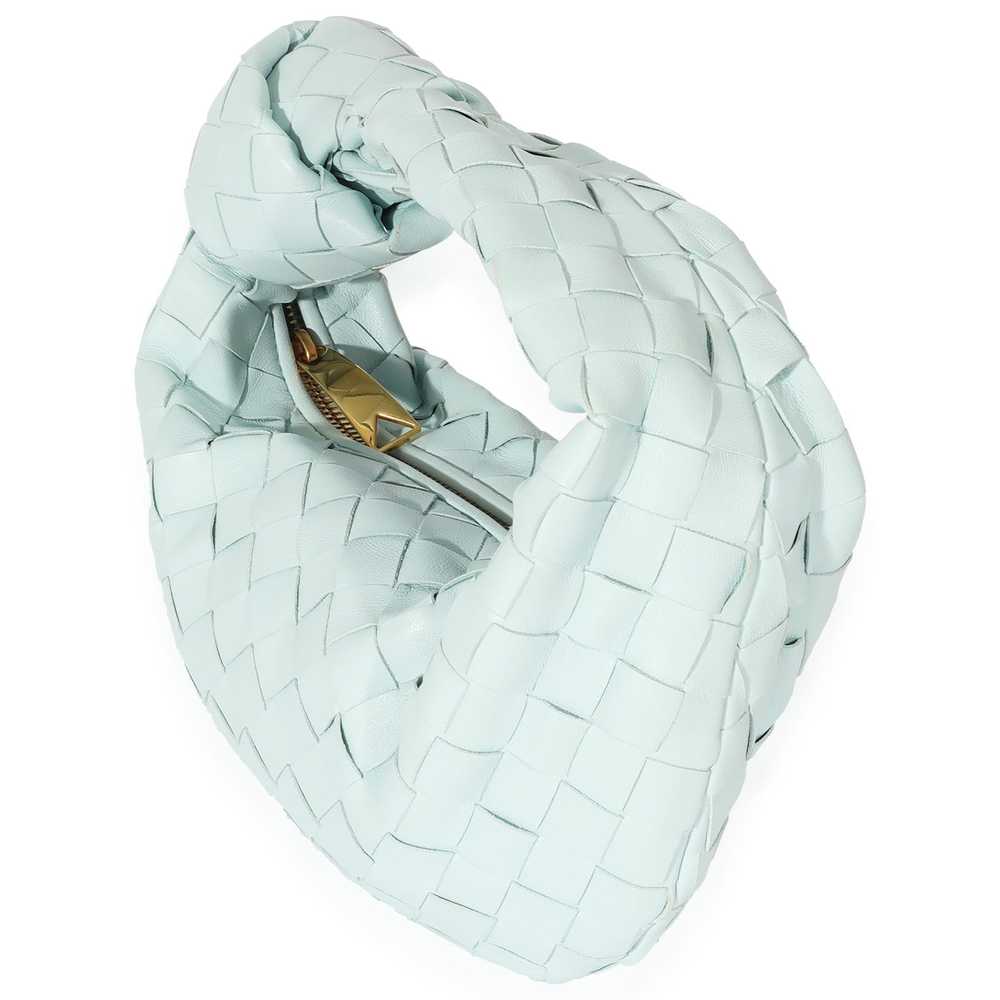 Bottega Veneta Bottega Veneta Teal Washed Intrecc… - image 2