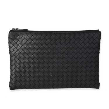 Bottega Veneta Bottega Veneta Black Intrecciato L… - image 1