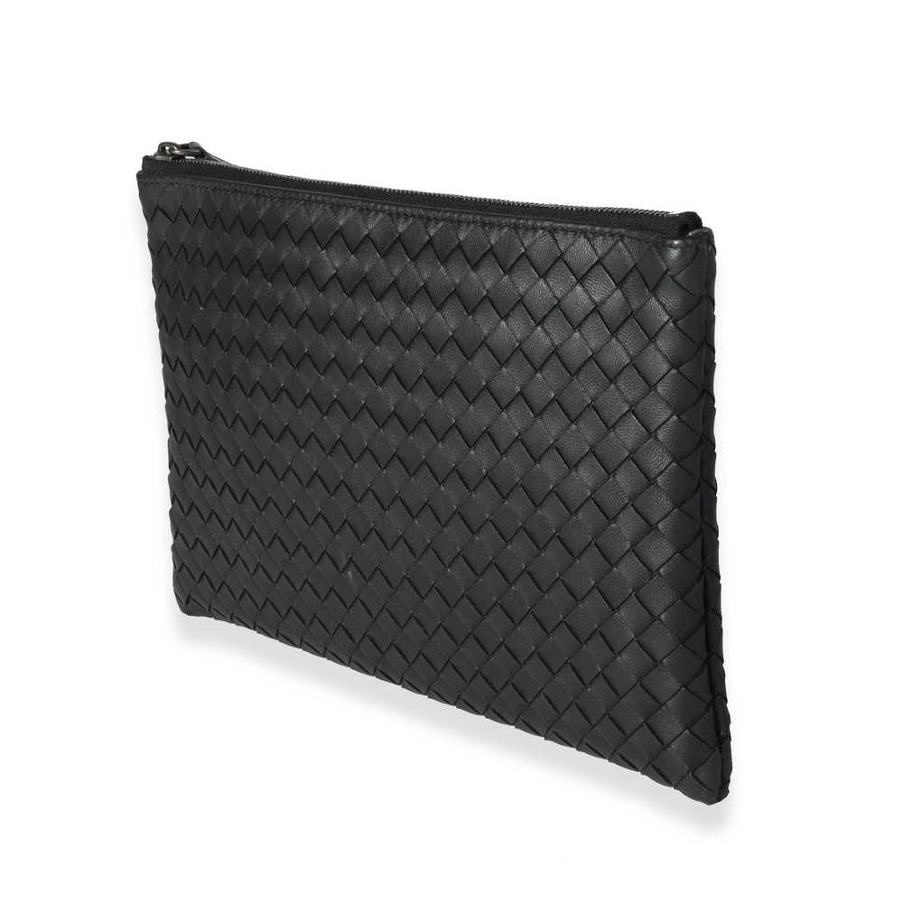 Bottega Veneta Bottega Veneta Black Intrecciato L… - image 2