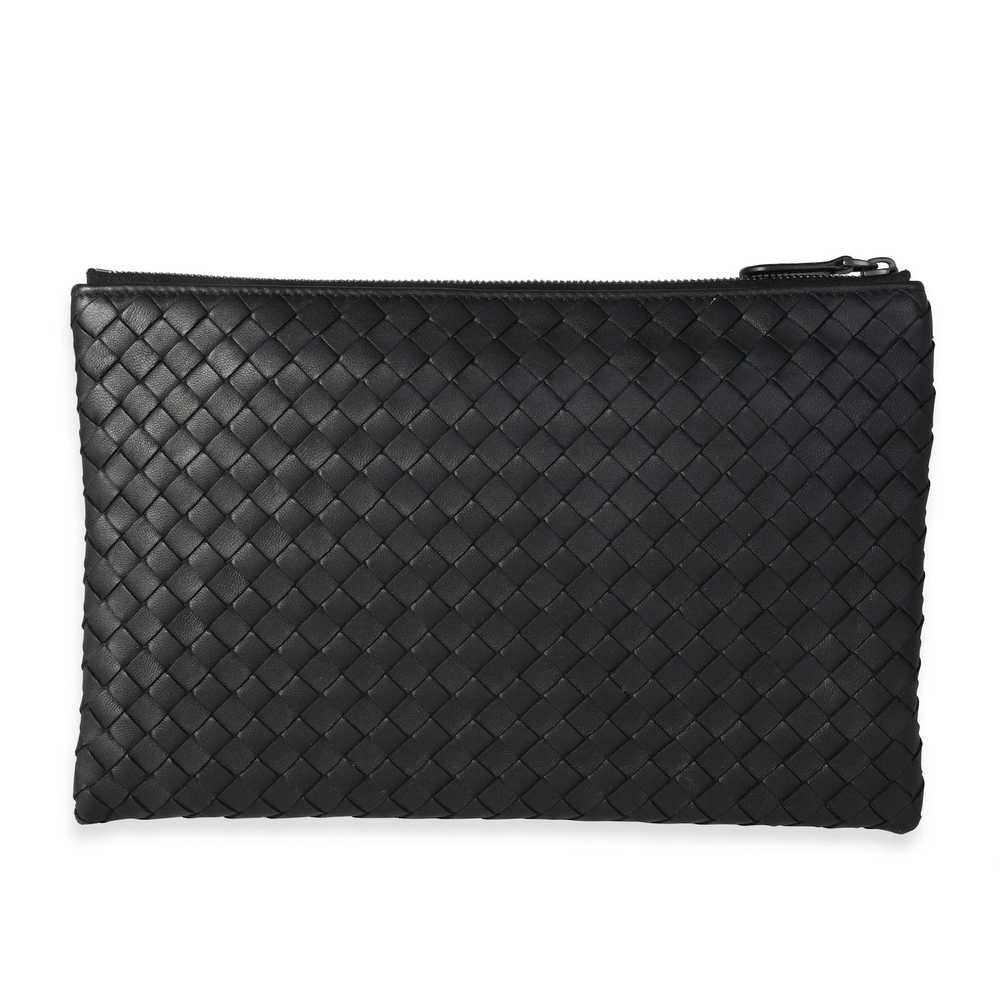 Bottega Veneta Bottega Veneta Black Intrecciato L… - image 3