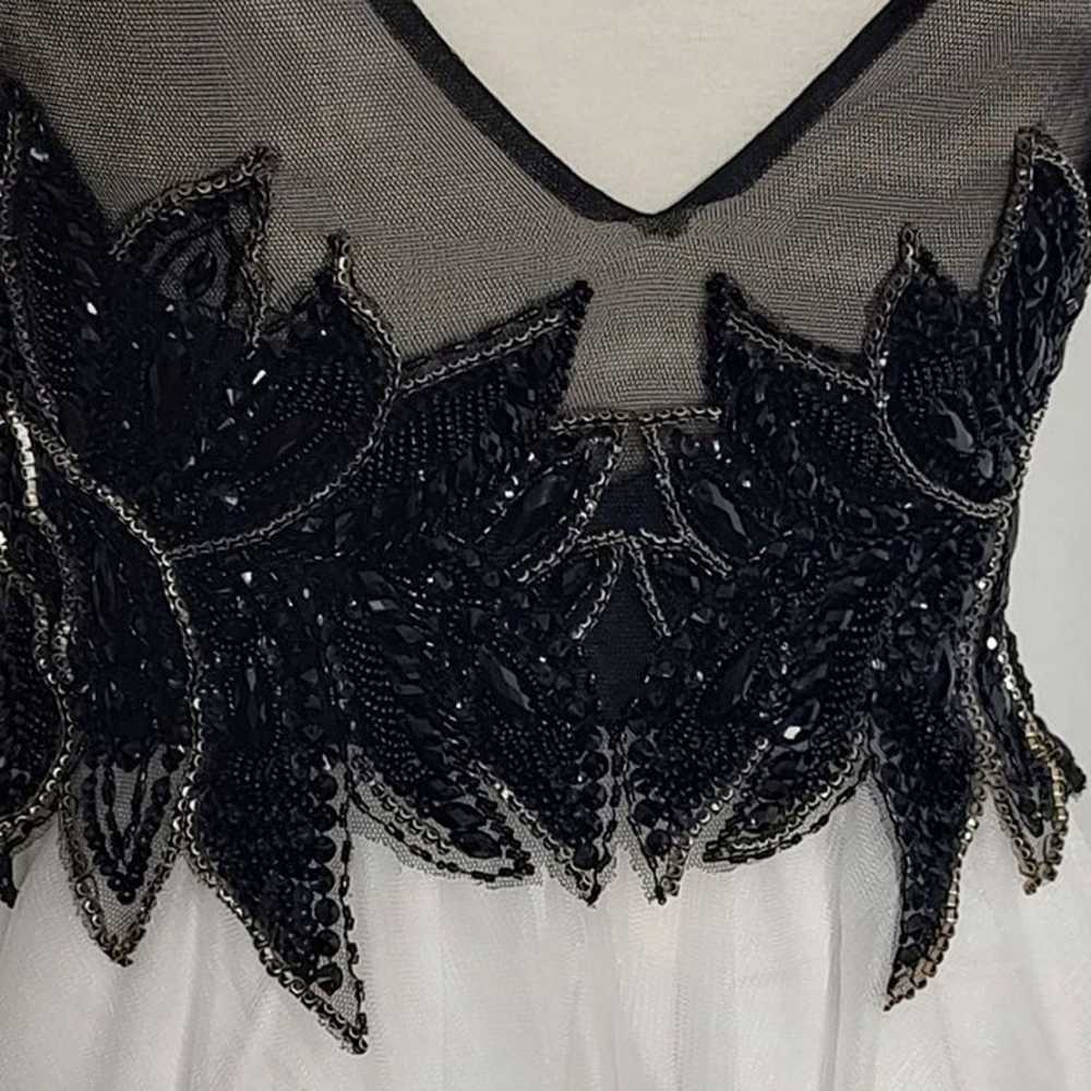 Camille La Vie Dress Gown 2 Sequin Beads illusion… - image 10