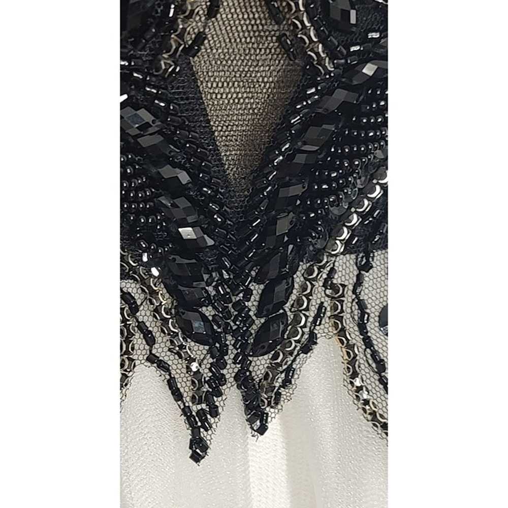 Camille La Vie Dress Gown 2 Sequin Beads illusion… - image 9