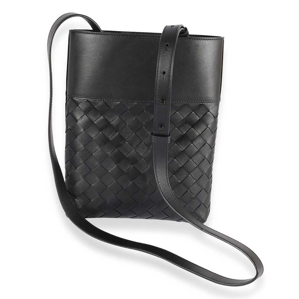 Bottega Veneta Bottega Veneta Black Intrecciato L… - image 3