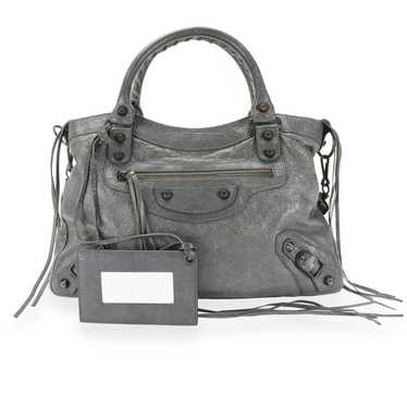 Balenciaga Balenciaga Gris Tarmac Lambskin Classi… - image 1