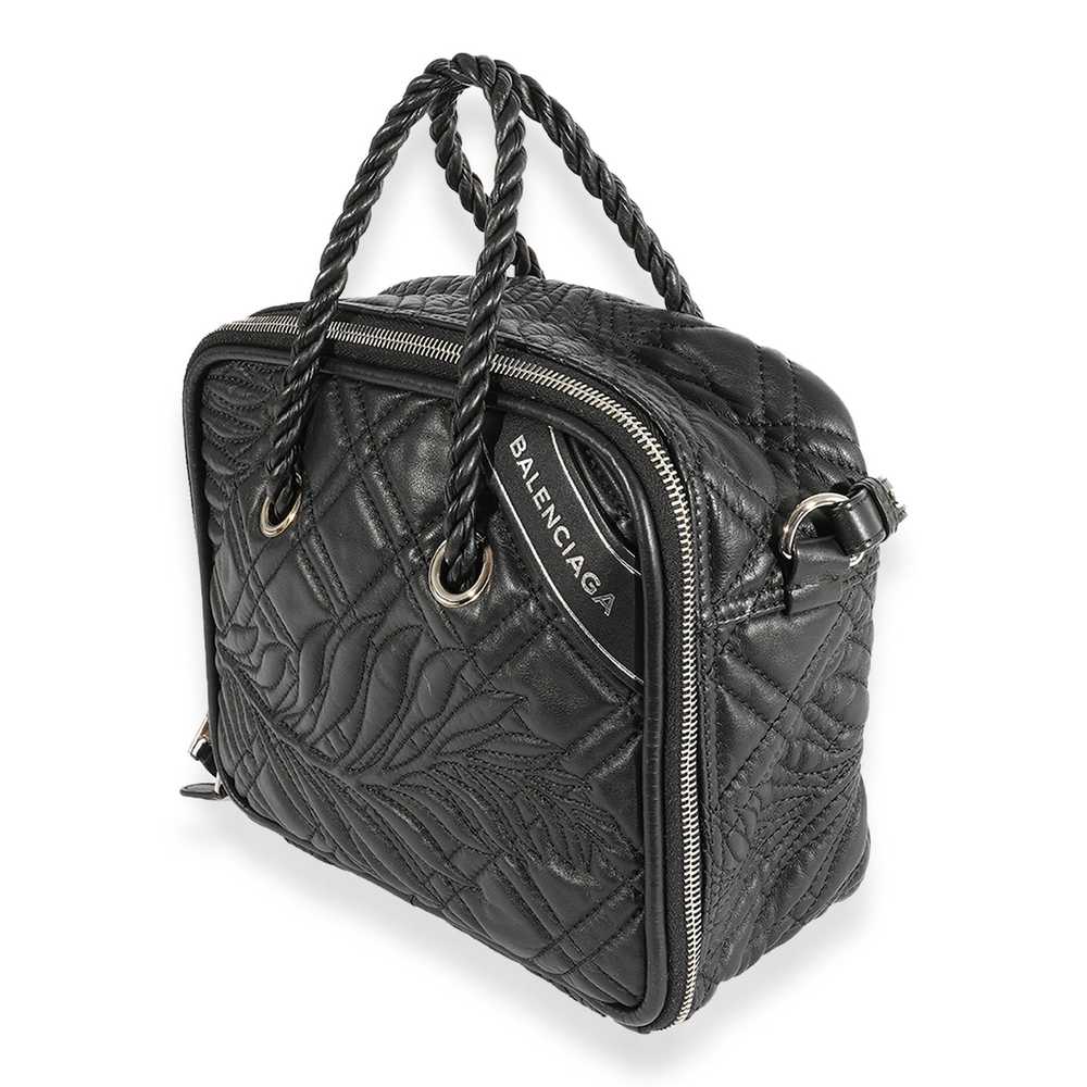 Balenciaga Balenciaga Black Quilted Leather Small… - image 2