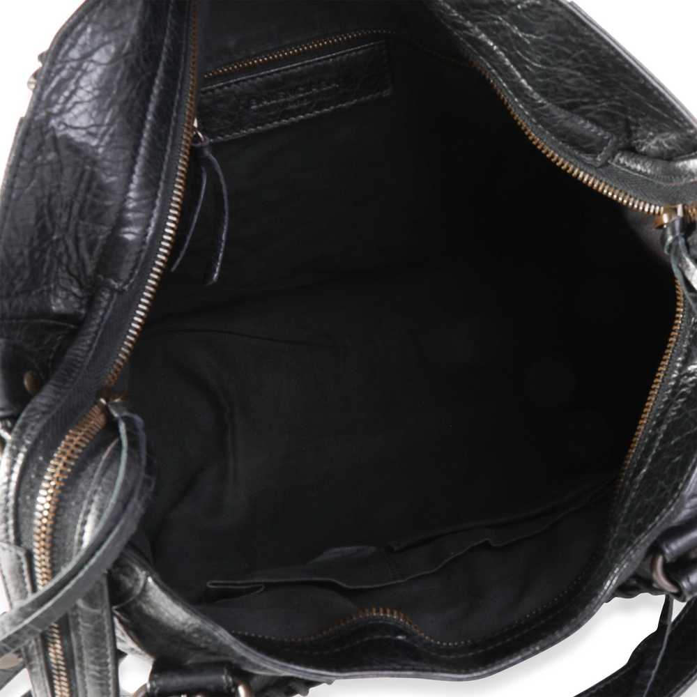 Balenciaga Balenciaga Black Leather Classic Velo … - image 5