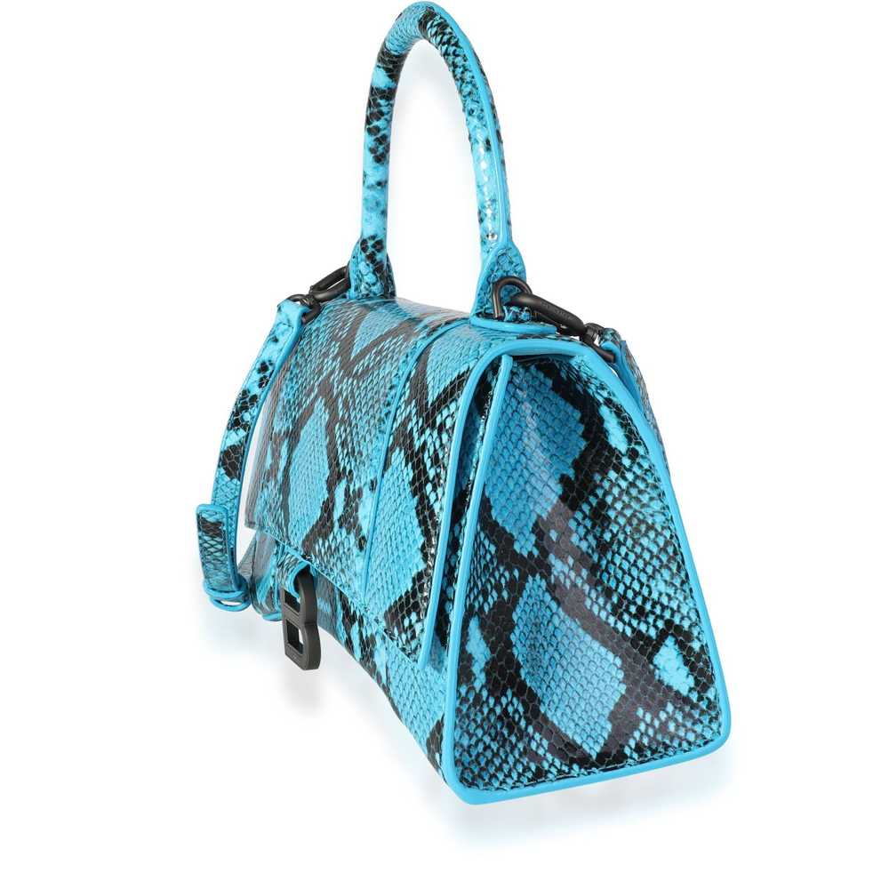 Balenciaga Balenciaga Azur and Black Python-Embos… - image 2