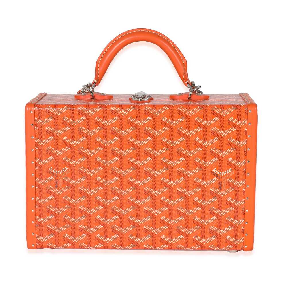 Goyard Goyard Orange Goyardine Canvas Grand Hotel Tru… - Gem