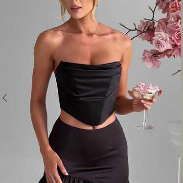 Babyboo Maira mini skirt and corset top (size XS) - image 1