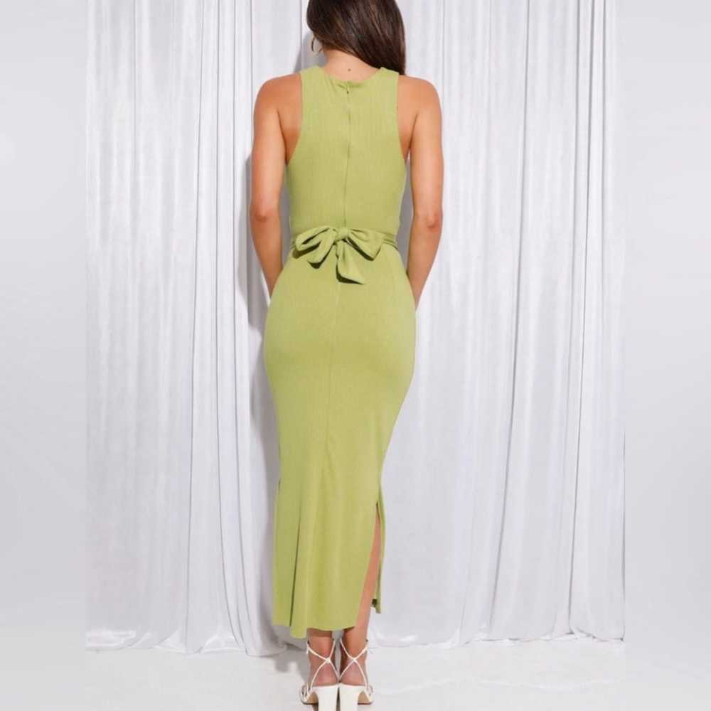 Hello Molly Green Cut out Midi dress - image 4