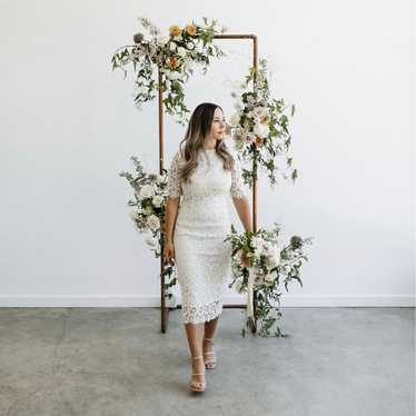 Llane Ivory Lace Dress XS - image 1