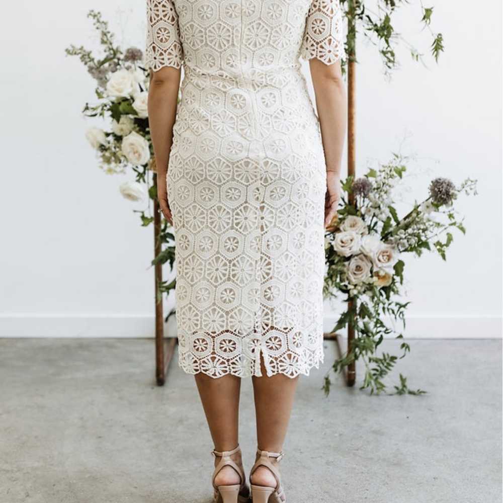 Llane Ivory Lace Dress XS - image 2