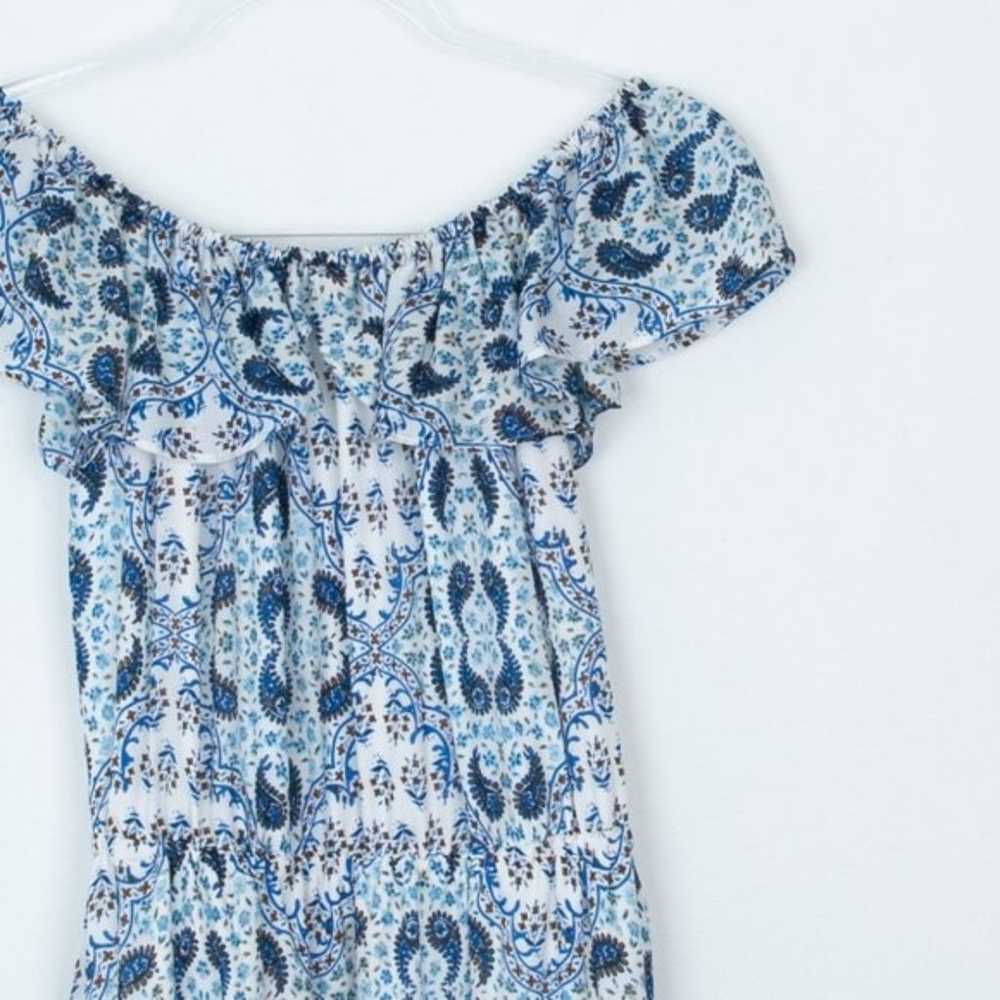 L'Agence Paisley Ruffle Silk Dress Size XS NWOT - image 2