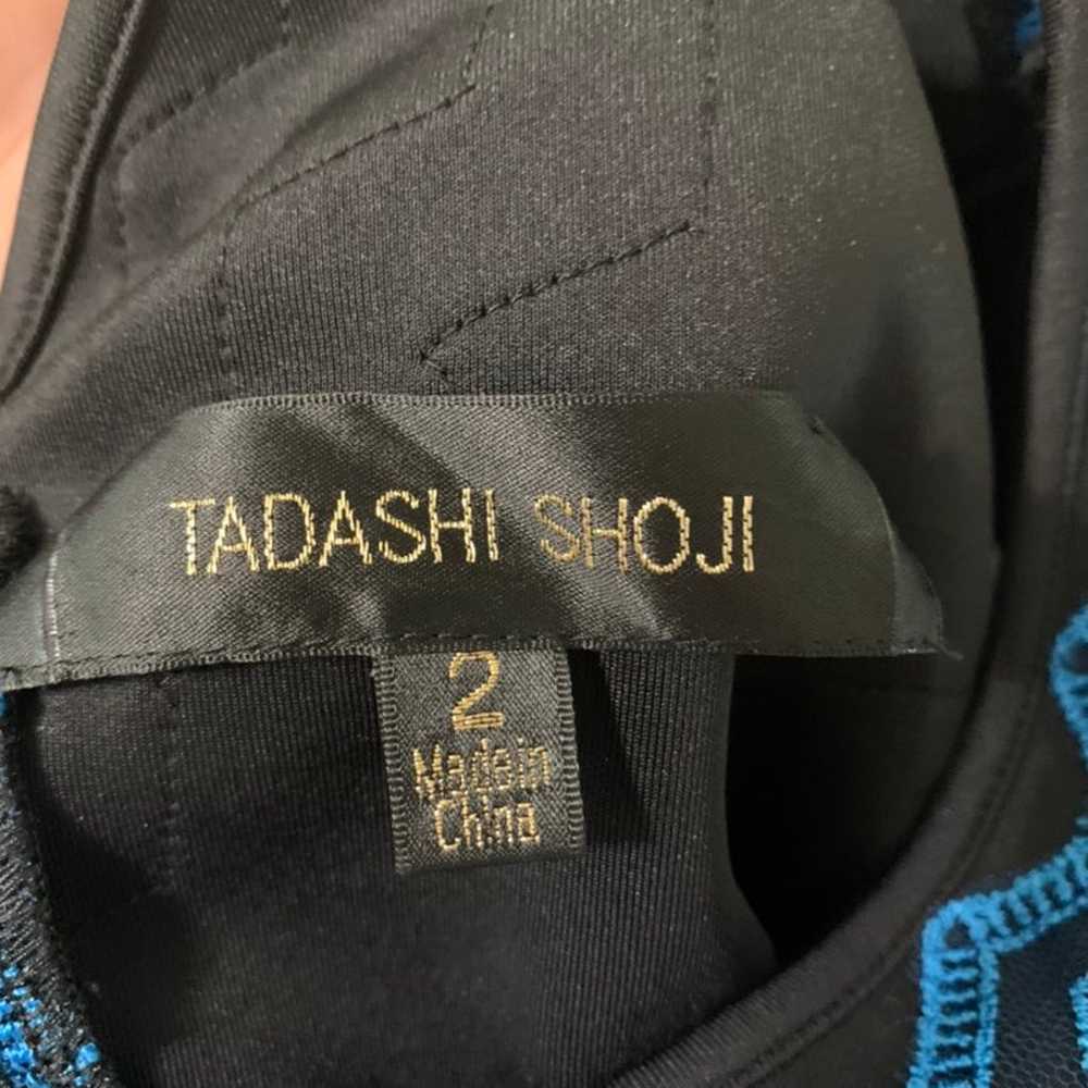 Tadashi Shoji Kolwezi Blue Embroidered Sheath Dre… - image 10