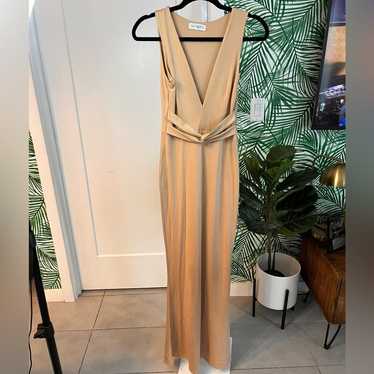 Plunging Maxi Dress - Gem